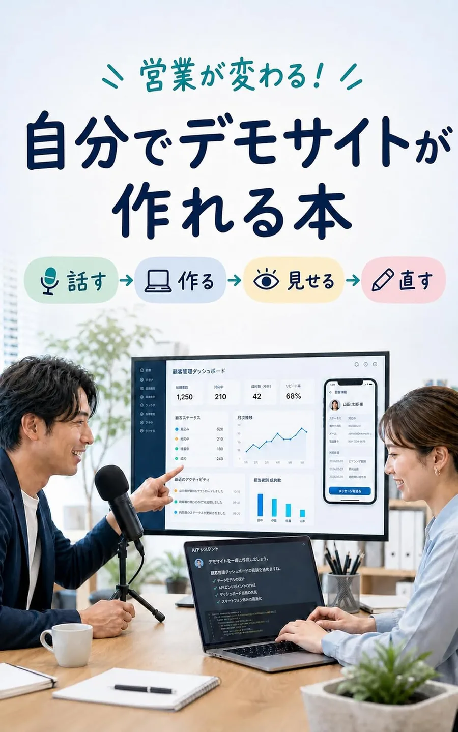 営業が変わる！ 自分でデモサイトが作れる本の表紙
